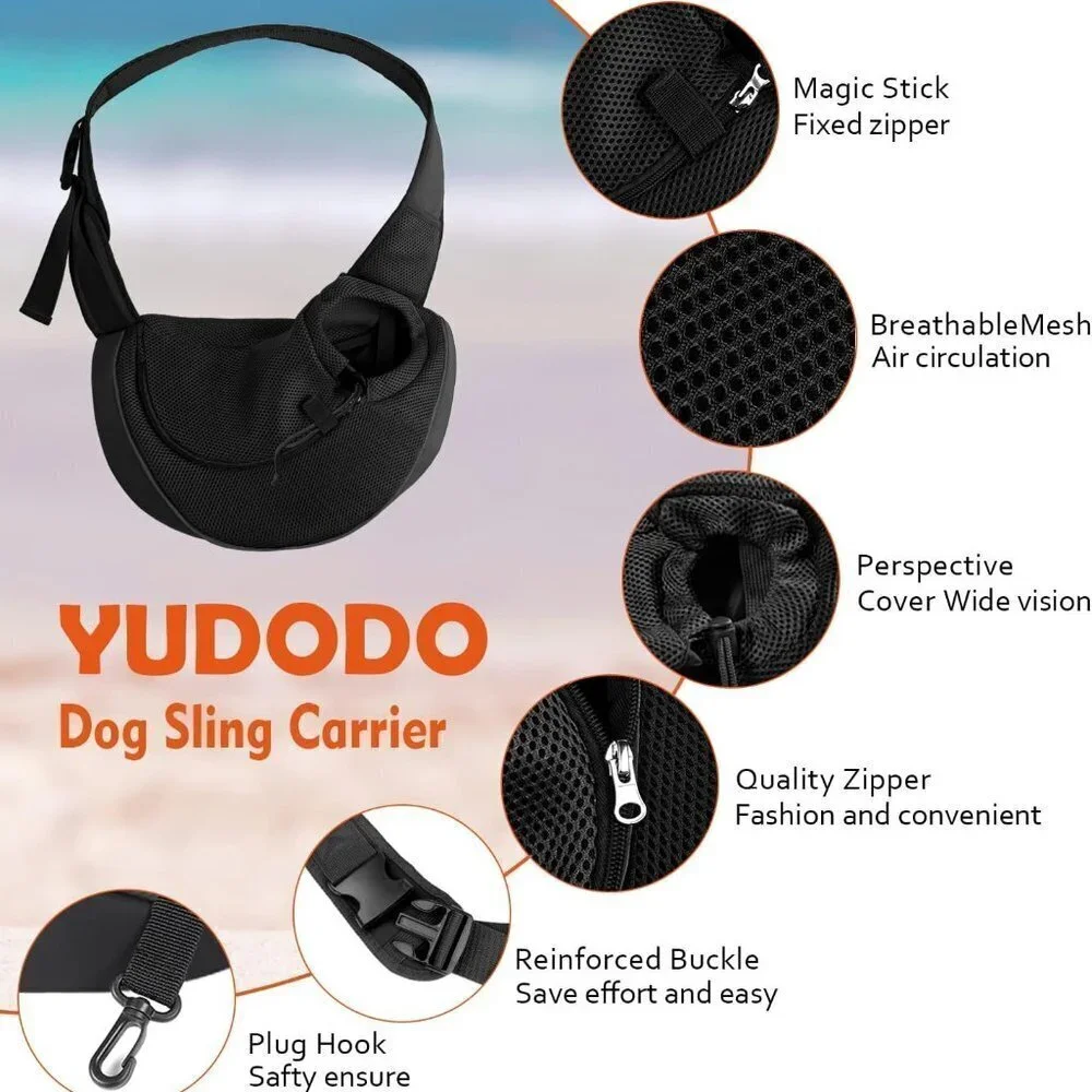YUDODO PET SLING PORTABLE CROSSBODY CARRIER TOTE SIZE MEDIUM NWOT